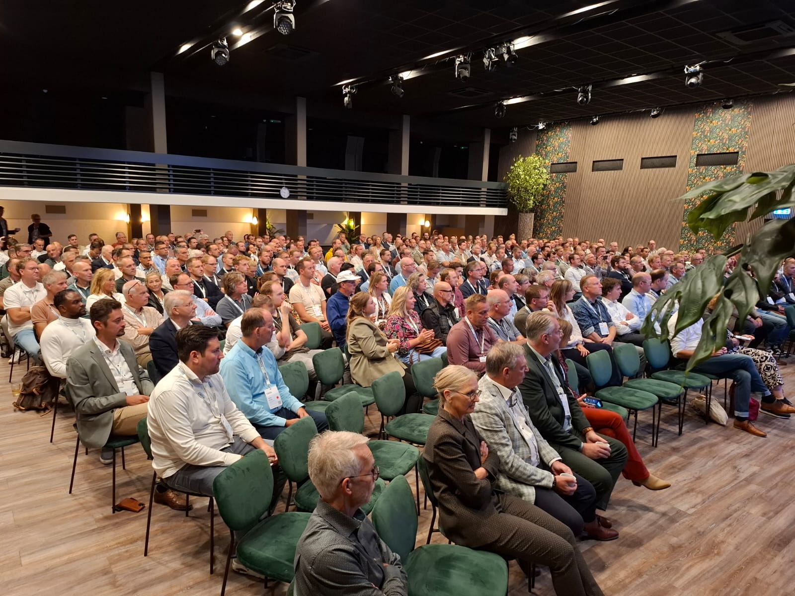 Een volle zaal tijdens het RAW-congres in Wageningen.